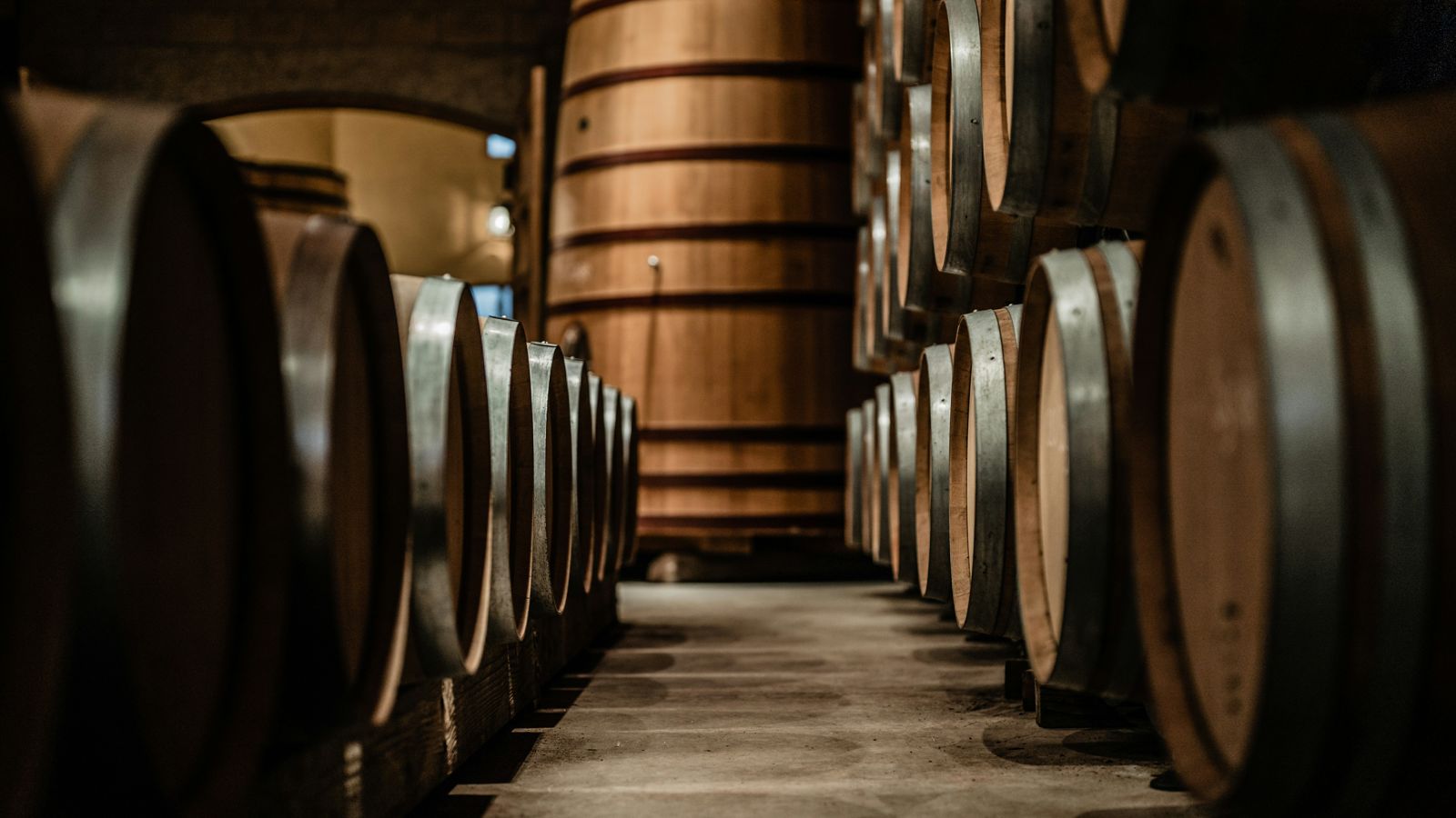 Distillery barrels